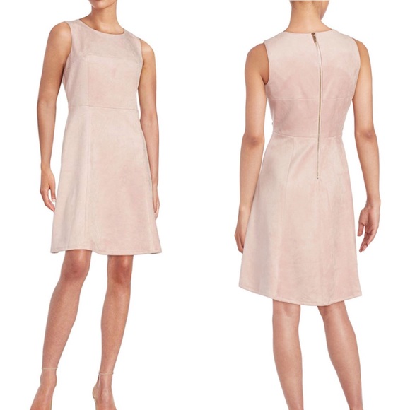 calvin klein blush pink dress